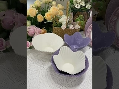 Bouteille de salade en céramique faite à la main Bouteille de fruits de luxe pour le dessert Style nordique Bouteille de fruits de yogourt